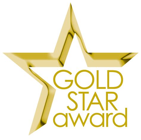 Printable Gold Star Award